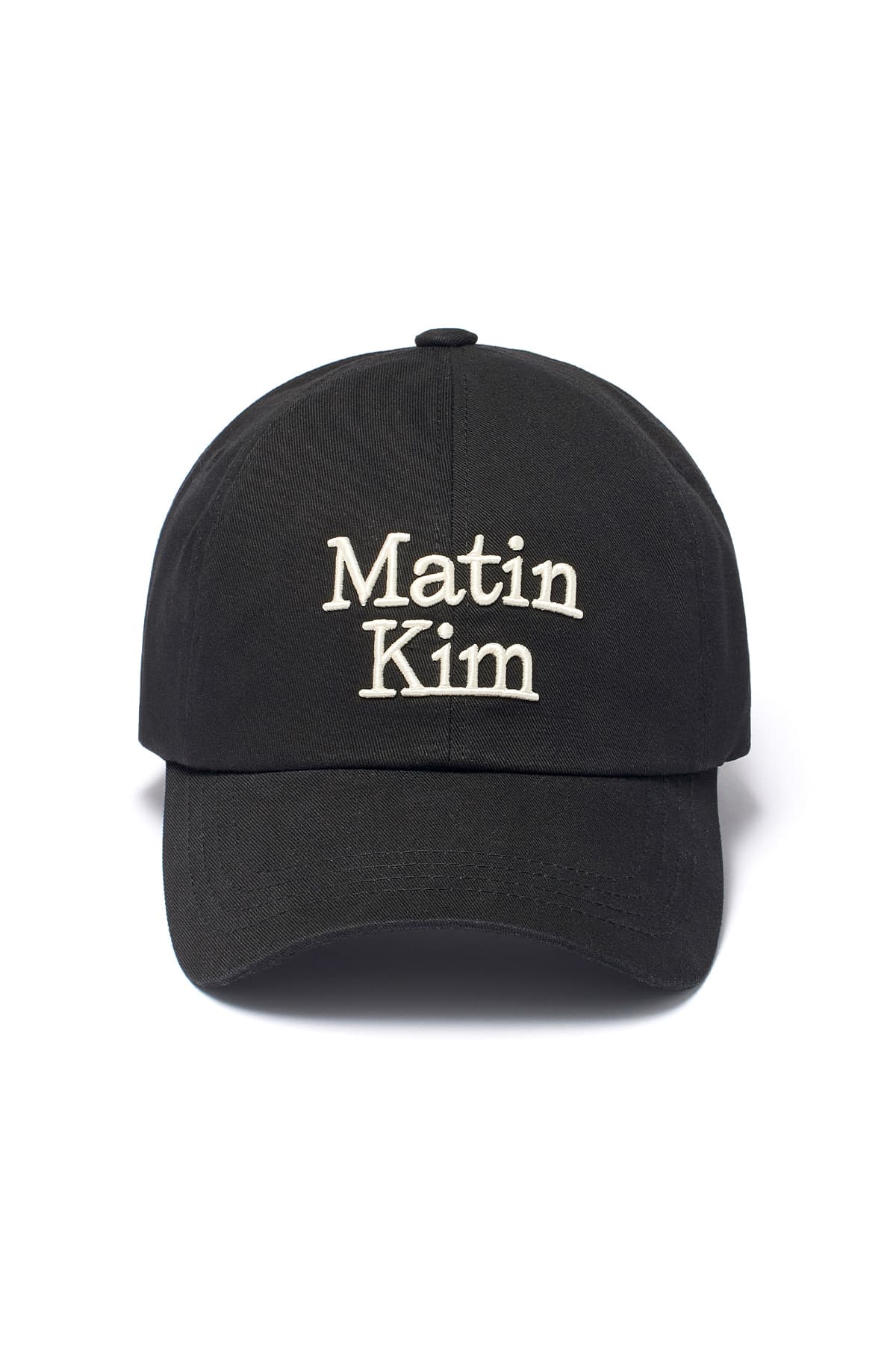 MATIN VOLUME LOGO BALL CAP IN BLACK