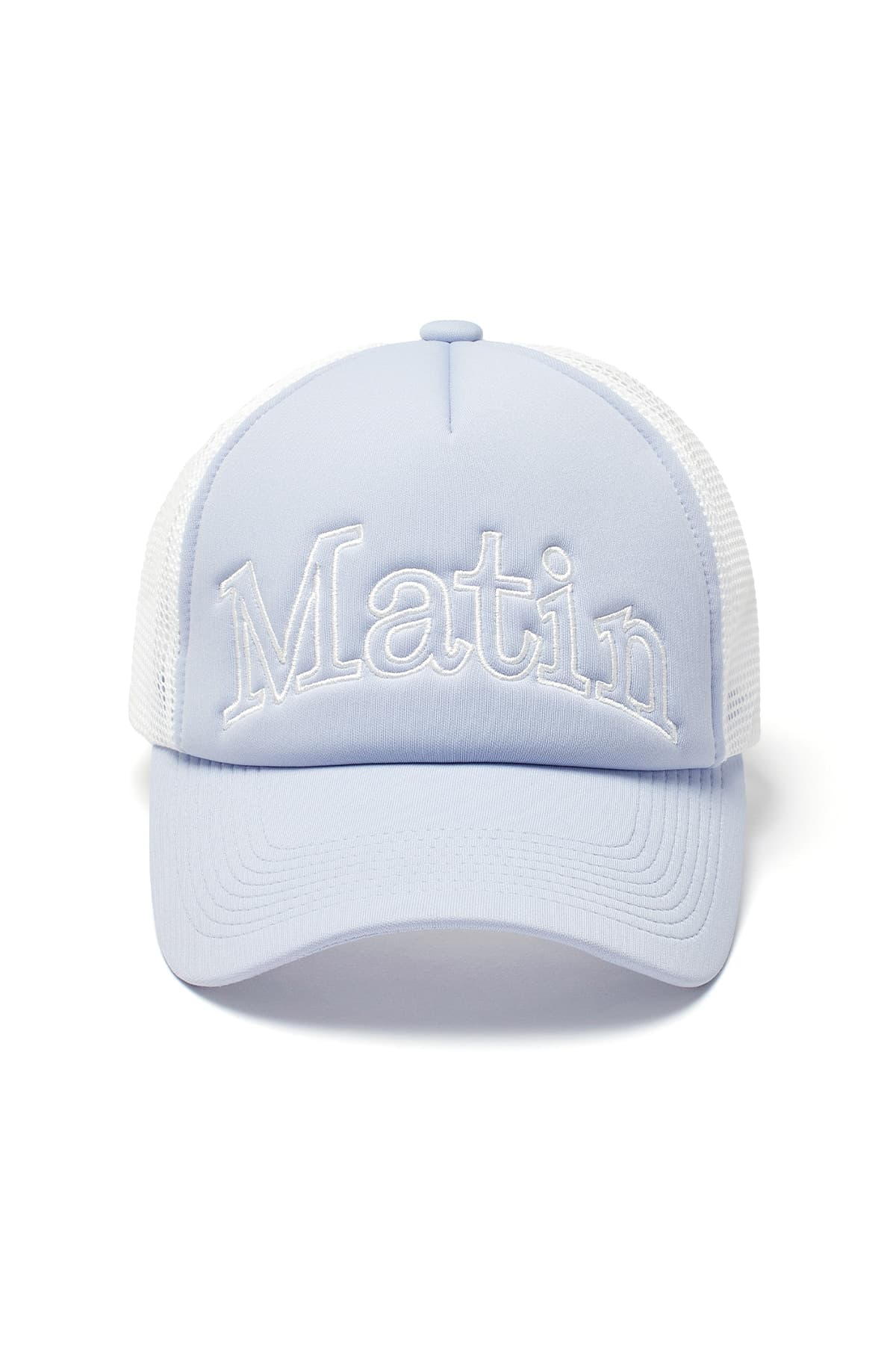 MATIN MESH TRUCKER BALL CAP IN GREY