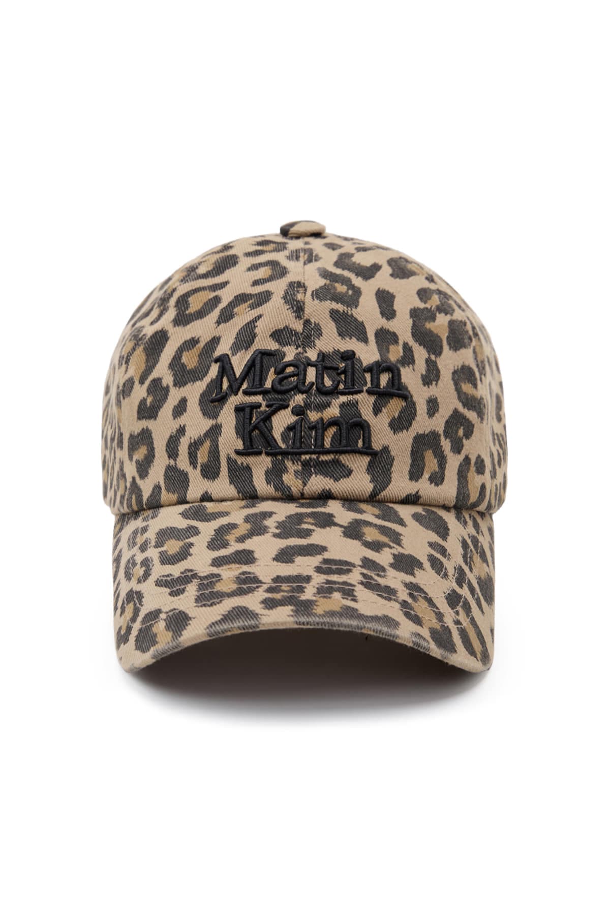 MATIN LEOPARD VOLUME LOGO BALL CAP IN DARK BEIGE