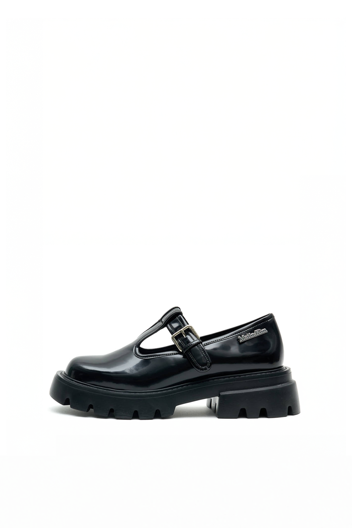 MATIN T-STRAP CHUNKY LOAFER IN BLACK