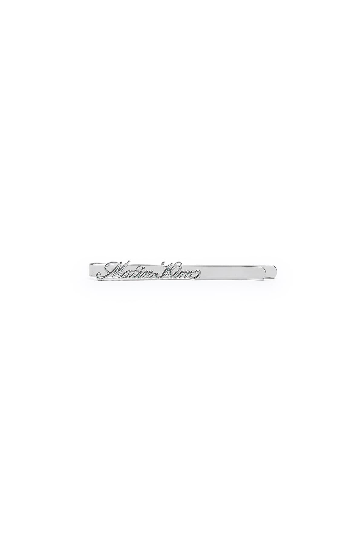 MATIN LOGO BOBBY PIN SET IN SILVER