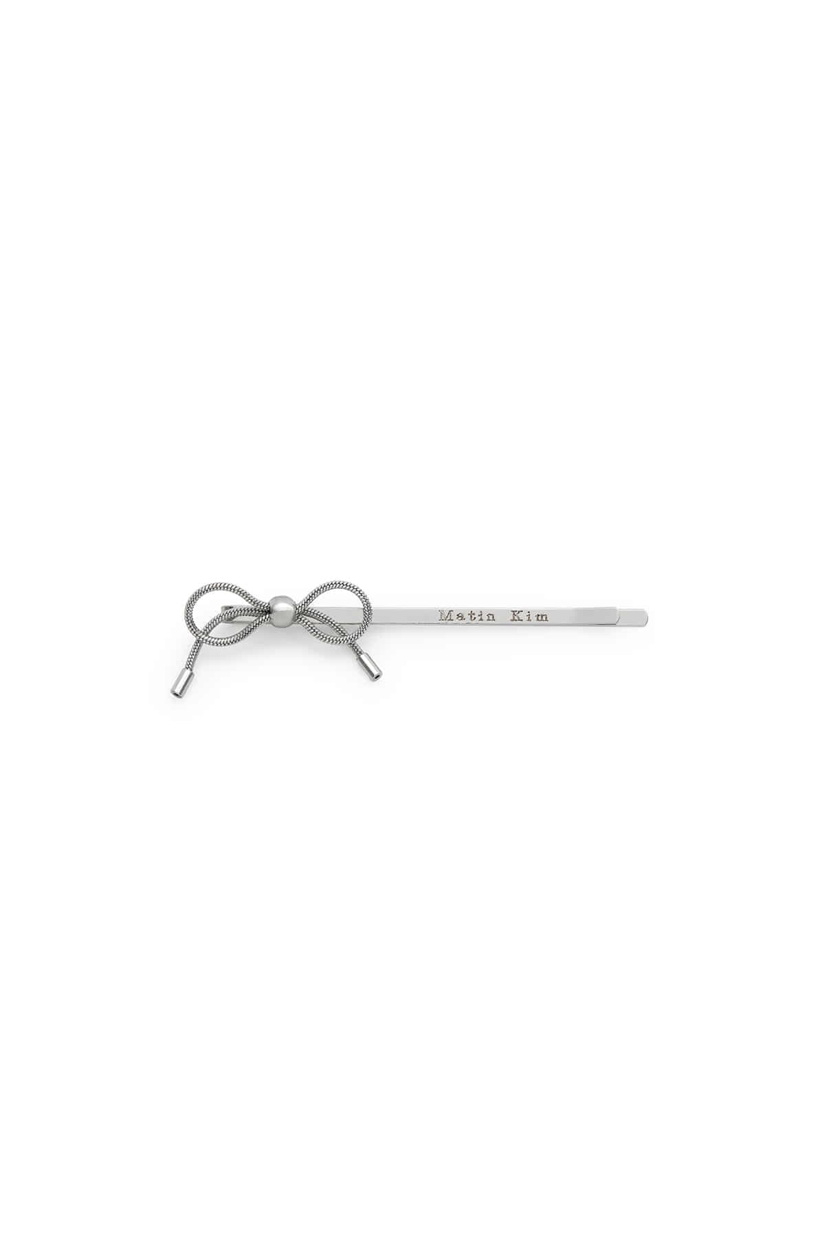 MATIN RIBBON BOBBY PIN SET IN SILVER