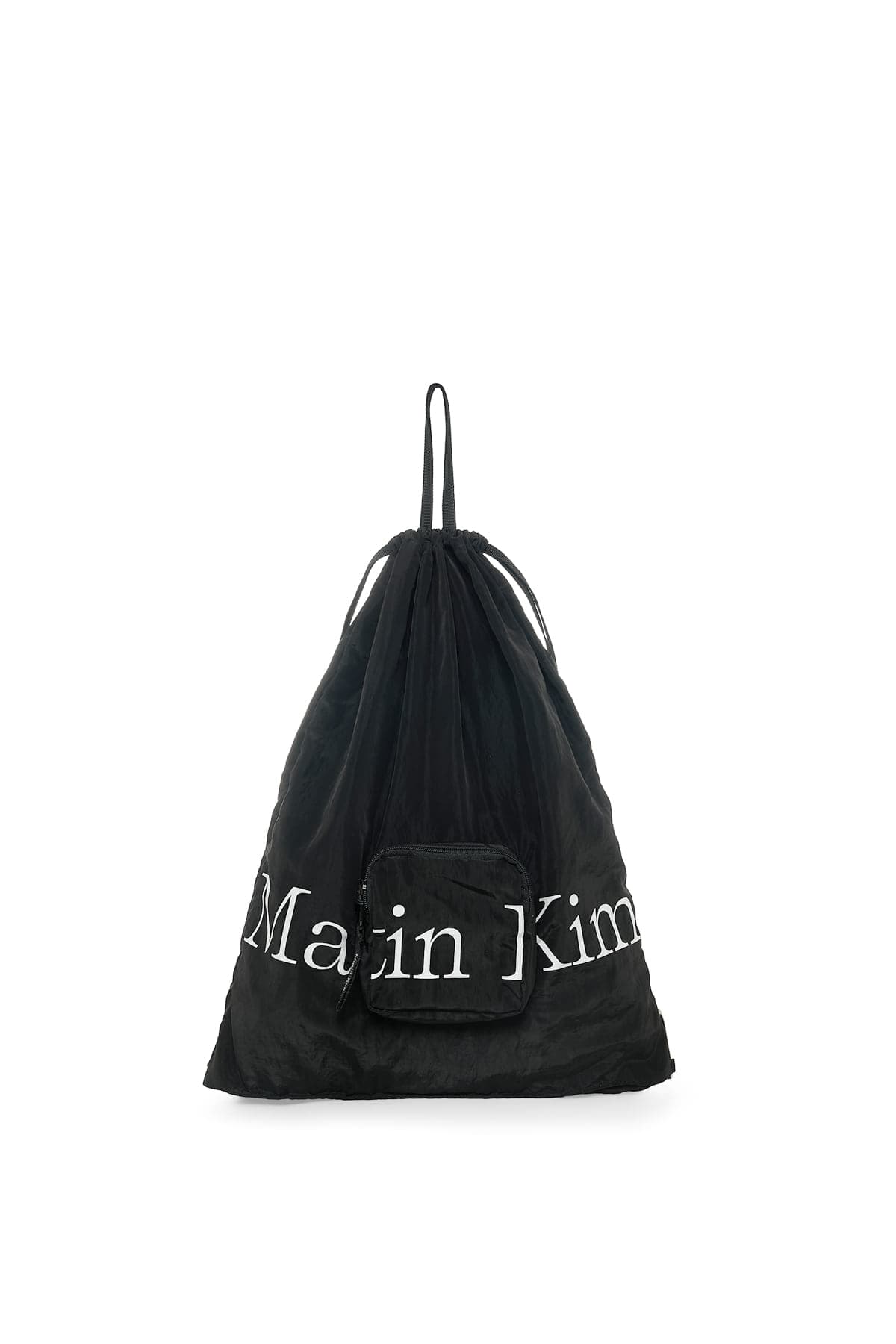 PACKABLE STRING BAG IN BLACK