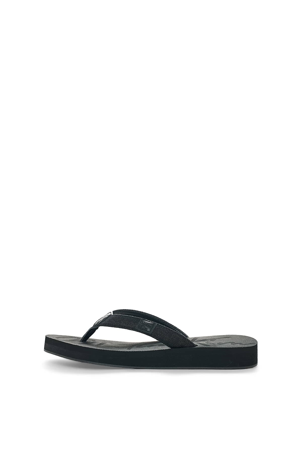 MATIN DENIM LOOP FLIP FLOP IN BLACK